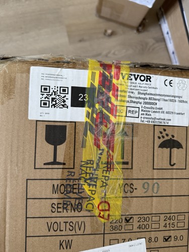 Vevor dampfgenerator 9kw steam - vevor,
